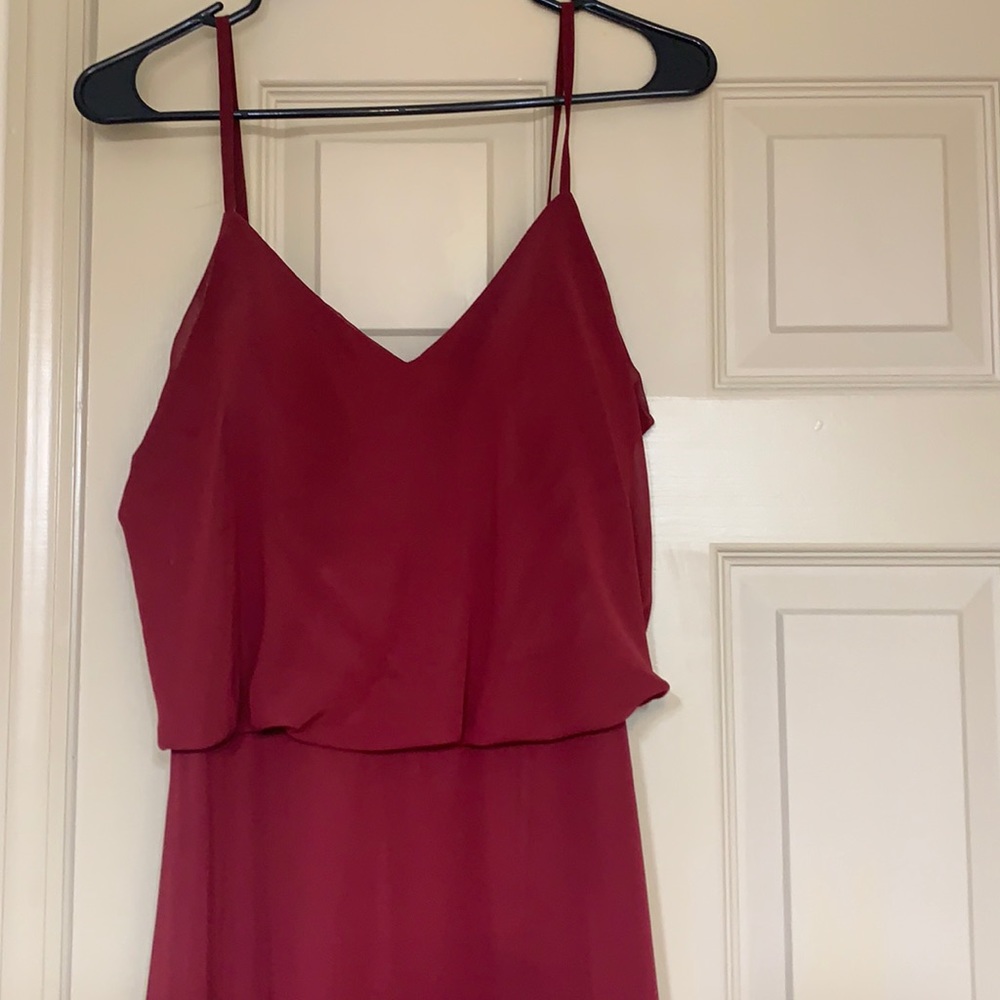 Birdy Grey bridesmaid dress Pinot noir